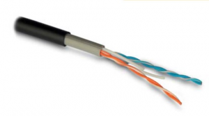 Кабель для сетей Industrial Ethernet Hyperline IU4-C5E-S-CMR IU4-C5E-S-CMR-SOLID-FR-PVC